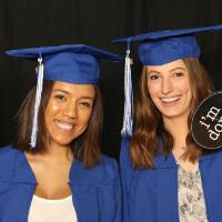 GradFest photobooth foam finger and other props